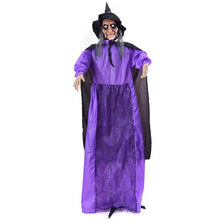 Load image into Gallery viewer, Big Size Standing Hanging Ghost Horror Glowing Witch Halloween Party Scary Tricky Prop Frighten Standing Dolls for Haunted House