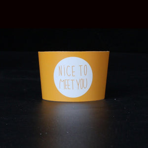 500PCS Disposable Cup Sleeve For Disposable Cups White Cardboard Paper Coffee Tea Juice Cup Sleeve Adjustable Size Customized