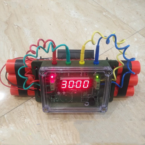 NEW escape room C4 timing bomb disposal disassembly Remove stitches Password disk  Jedi Survival Emit smoke bomb Expert props