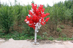 4Sets 150CM Tall Upscale Artificial Cherry Blossom Tree Runner Aisle Column Road Lead For Wedding T Station Centerpiece Supplies