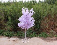 Load image into Gallery viewer, 4Sets 150CM Tall Upscale Artificial Cherry Blossom Tree Runner Aisle Column Road Lead For Wedding T Station Centerpiece Supplies