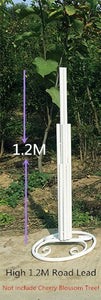 4Sets 150CM Tall Upscale Artificial Cherry Blossom Tree Runner Aisle Column Road Lead For Wedding T Station Centerpiece Supplies