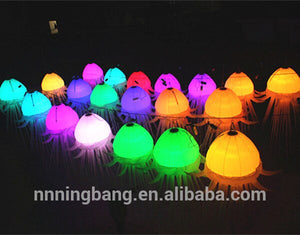 Free shipping Cheap party night bar event inflatable decoration jellyfish wedding decoration with LED light