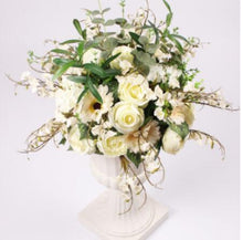 Load image into Gallery viewer, Wedding decoration acrylic road props transparent vase flower stand desktop decoration bride party dress acrylic round base