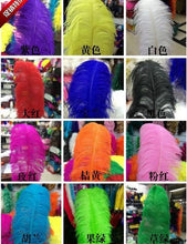 Load image into Gallery viewer, ostrich feathers  55-60cm/21.6 -23.6inch party decor plumage feather festive event supplies decorative diy  Wedding props GIFT