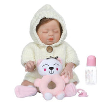 Load image into Gallery viewer, 48cm Realistic Reborn Doll Soft Full Silicone Vinyl Newborn Babies Girl Lifelike Handmade Toy For Children Xmas Gifts