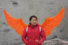 Load image into Gallery viewer, HOT! Fashion wedding party Decoration props Adults large Feather Angel wings Orange purple white black 100cm EMS Free shipping!