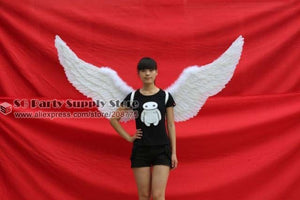 HOT! Fashion wedding party Decoration props Adults large Feather Angel wings Orange purple white black 100cm EMS Free shipping!
