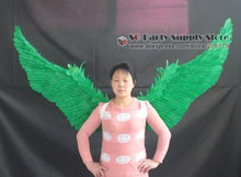 Load image into Gallery viewer, HOT! Fashion wedding party Decoration props Adults large Feather Angel wings Orange purple white black 100cm EMS Free shipping!