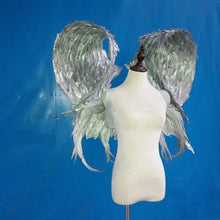 Load image into Gallery viewer, Costumed sexy angel feather wings for wedding Photography Display Party wedding DIY decorations golden silver wing costume