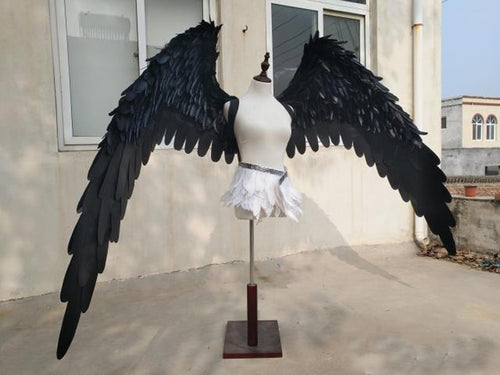 Costumed beautiful cartoon feather angel demon wings for Fashion show Displays wedding shooting props Cosplay game costume