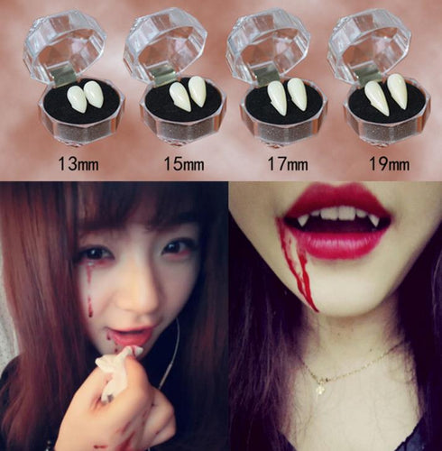 Horror Vampire fangs teeth Dentures Cosplay Vampire Zombie Devil Halloween Theater Special party Dress Costume tooth COS props