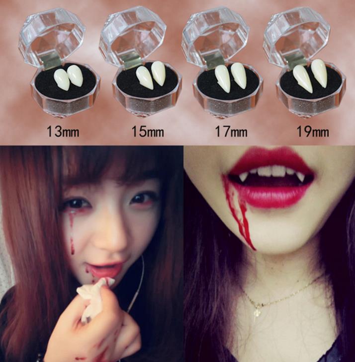 Horror Vampire fangs teeth Dentures Cosplay Vampire Zombie Devil Halloween Theater Special party Dress Costume tooth COS props