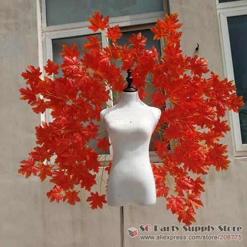 Customized creative beautiful leaf angel wings Grand Event shooting props wedding home DIY decorations EMS Free shipping
