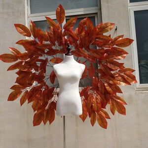Customized creative beautiful leaf angel wings Grand Event shooting props wedding home DIY decorations EMS Free shipping
